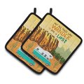 Carolines Treasures RV Camper Camping Wander Pair of Pot Holders VHA3027PTHD